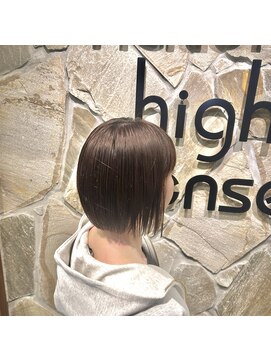 ナチュラルハイセンス 本店(natural high sense) ツヤ×丸みボブ 似合わせカット/町屋駅