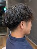 【Men’s限定】メンズカット+眉毛カット+炭酸シャンプー ￥4500