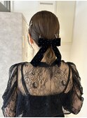 【Nanaka】ボブでもできるまとめ髪ヘアセット