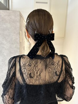 ムーン バイ ケンジ(moon by KENJE) 【Nanaka】ボブでもできるまとめ髪ヘアセット