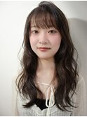 ロングレイヤースタイル 波巻き×MIX