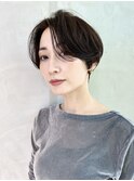 前髪なしショートハンサムショートショートヘア表参道青山南青山