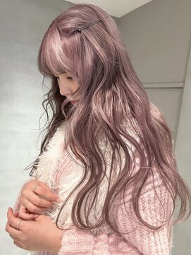 ペレ アネックス 大阪梅田茶屋町店(PELE ANNEX) くびれヘア/アプリコットオレンジ/夏のヘアアレンジ/梅田