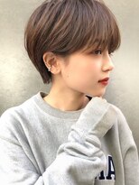 ロシェ 横浜店(loche)&nbsp;耳かけマッシュショート×くびれヘア×ココアベージュ[横浜駅]