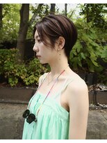 ランプ 代官山(the lamp)&nbsp;グレージュアッシュショート大人綺麗透明感カラーブリーチ無し