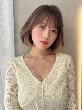 オムニス 表参道(Omnis) ハイレイヤー/ミディアム・ボブ/20代/30代/顔周り・フェイス