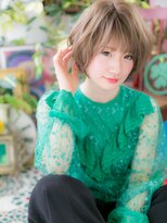 カバーヘア ブリス 志木南口駅前店(COVER HAIR bliss)&nbsp;ハイトーンくせ毛風カール小顔ボブレイヤーc720代30代40代