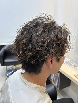 大人のゆるいツイストスパイラル♪【西田辺・メンズパーマ】