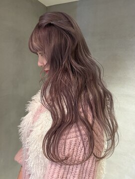 ペレ 栄 アネックス(PELE栄ANNEX) 着物ヘア/ダークアッシュ/ミディアムレイヤーカット/栄