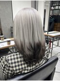 メリハリのあるエンドカラー