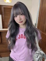 リヴ オオサカ(LIV OSAKA)&nbsp;ラベンダーグレージュ/秋カラー/ダブルカラー/ブリーチ1回