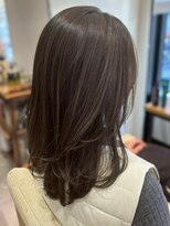 フリップビーアヴェダ(FLIP B AVEDA)&nbsp;本八幡×ミディアムレイヤー×ナチュラルブラウン