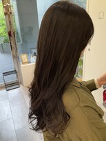 touca by emt 南森町/オーガニック/カラー/ヘッドスパ/髪質改善【4/1NEW OPEN(予定)】 透明感ブラウン*ロング