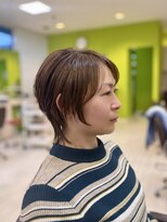 トライスター(TriStar)&nbsp;【トライスター】ショートウルフ/グリーングレージュ