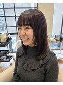 艶髪まとまるミディアムスタイル【梅田】