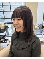 ハーツオオサカ(HE:ARTS OSAKA)&nbsp;艶髪まとまるミディアムスタイル【梅田】