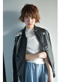 【ROJITHA】スパイキーショート×モカベージュ