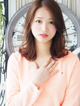 ヘア ジュレ ドゥ(hair jurer deux) 【ヘアジュレドゥ 花井】 Natural 可愛い女子セミディ