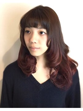 美容室 ティアナ ココ(TIEANA.COCO) 『カラー』グラデーションカラー・チョコレートチェリー