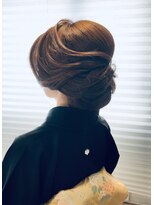 W エー 和装ヘアセット