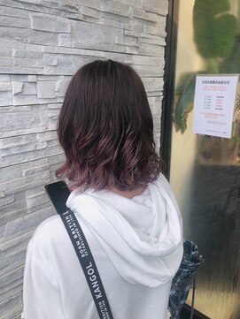 アールトゥーヘアー(art To Hair) パープルグラデーションカラー