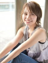 ナナナ パレナ 大津膳所店(nanana parena) くびれボブ☆透け感アッシュベージュカラー【nanana parena】