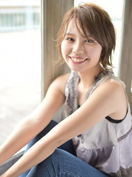 ナナナ パレナ 大津膳所店(nanana parena) くびれボブ☆透け感アッシュベージュカラー【nanana parena】