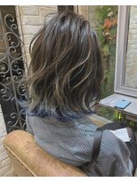 シャル オカチマチ 上野御徒町(shalu)&nbsp;【shalu 渡邊翔一】インナーカラー　ブルージュ