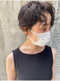くせ毛をいかしたショートパーマスタイル