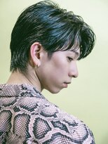 オーシャントーキョーオーバー(OCEAN TOKYO OVER) スーツ短髪ツーブロック束感モテるパーママッシュ黒髪ナチュラル