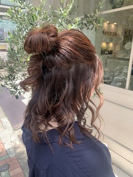 エクリフルール(equri fleur) 【目黒】おだんごハーフアップ☆