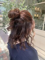 エクリフルール(equri fleur) 【目黒】おだんごハーフアップ☆