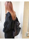 ピンクベージュ ×  スリークロング