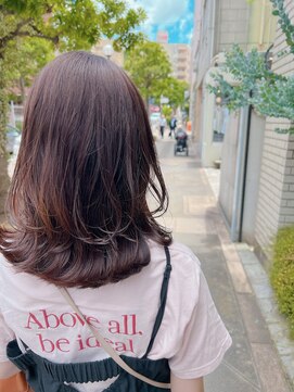 エマ(EMMA) くびれヘアー×ピンクブラウン 【EMMA】yui