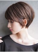 ショートカット×ひし形ショートボブ×前髪あり20代30代40代 s03