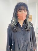インナーカラー/アクアホワイト