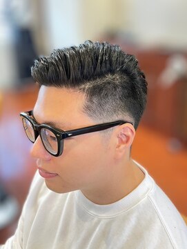 スカイ 亀戸店 (sky) ハイライト/マッシュパーマ/アッシュブラック<理容室>[亀戸]