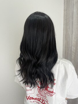 シエル 立川店(CIEL) ブルーブラック×ロング【CIEL×maki】