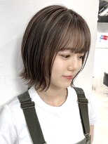 キラ 渋谷(KILLA)&nbsp;コントラストハイライト/レイヤーカット/白髪ぼかし/前髪表参道