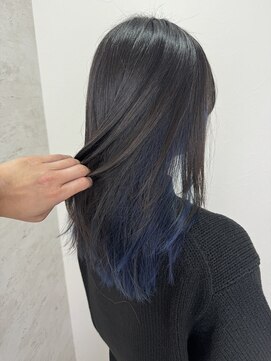 シエル 立川店(CIEL) 【CIEL×久光】インナーネイビーブルーロング