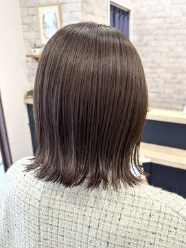 ジェービーヘア 稲毛(jb hair) 切りっぱなしボブ/エアリーロング/美髪/ピンクブラウン【稲毛】