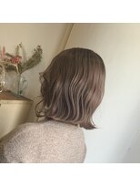 ジジ ヘアワークス(gigi hair works)&nbsp;ココアブラウン　ボブ