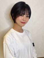 ロンド ストラーダ 心斎橋(Lond strada)&nbsp;ショート×ハイライト白髪ぼかし×シアーカラー[心斎橋]