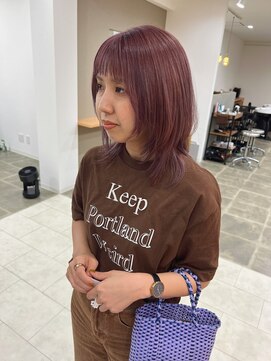 シンス(Since) イエべ秋/ピンクバイオレット/姫レイヤーカット 里見美穂