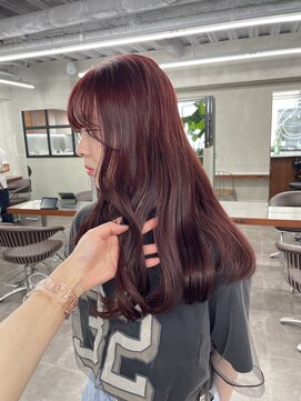 ニコ トウキョウ 渋谷(nico TOKYO) ピンクカラー/レイヤーカット/ケアブリーチ/透明感カラー