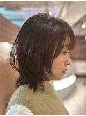 エグチ】くびれボブ/秋カラー/レイヤー/イエベ/20代