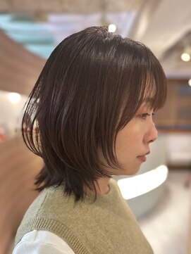 レガロ(REGALO RESORT) エグチ】くびれボブ/秋カラー/レイヤー/イエベ/20代