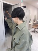 刈り上げショート マッシュ ハンサムショート 三宮 元町