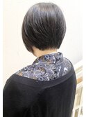 【morio成増/一戸】前髪無し黒髪ショートボブ