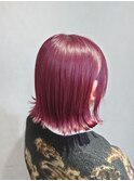 20代30代40代ダブルカラー透明感毛先パーマ肩ライン外ハネ